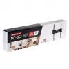 MACLEAN BRACKETS MC-862 Originalus itin tvirtas reguliuojamas TV laikiklis 26-55 col. 40 kg universalus juodas max Vesa 400x400