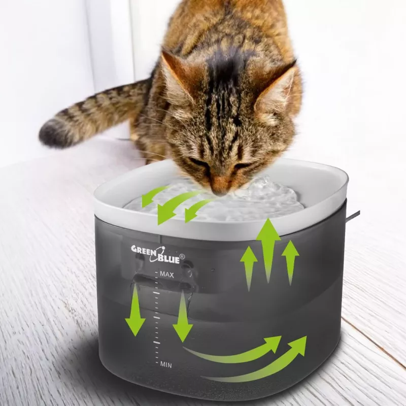 Automatinis gertuvė gyvūnams GreenBlue GB392, 2L talpa, be BPA