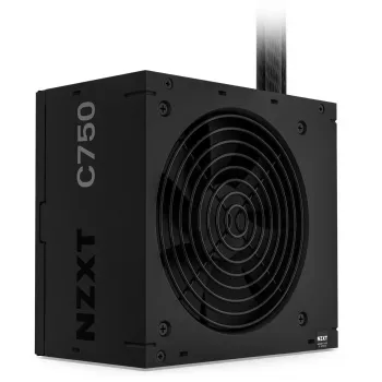 Maitinimo šaltinis NZXT C750 Bronze 750 W, 24 kontaktų ATX, 80 PLUS Bronze, 120 mm ventiliatorius, Juoda