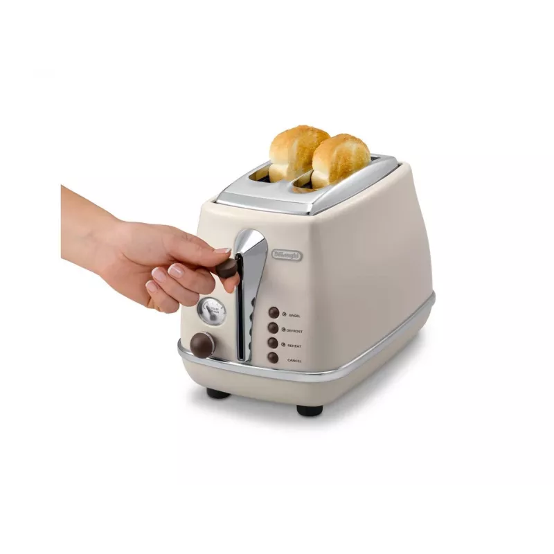 De’Longhi 2103.BG 2 griežinėliai 900 W Smėlio spalvos skrudintuvas