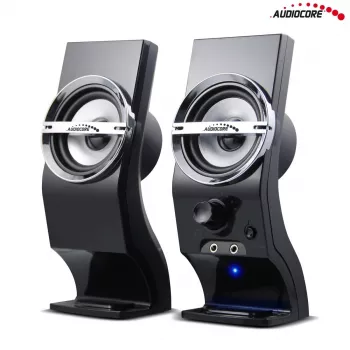 Audiocore AC805 Stereo garsiakalbiai 2.0 kompiuteriui 6W juodi