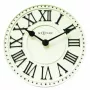 NeXtime klok 5187wi London Table, sieninis, Ø16 cm, balta/juoda+B32