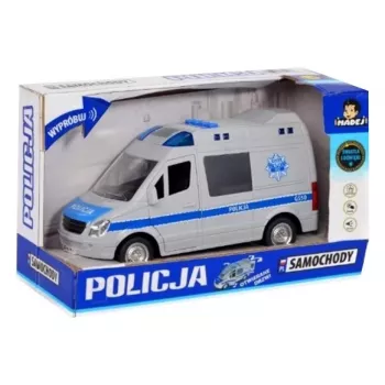 Mechaninis žaislas Madej 075007 – Policininkas su garsu, užsukamas
