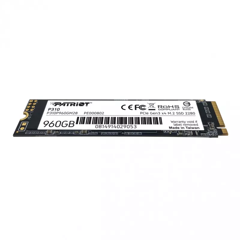 SSD diskas Patriot Memory 960GB M.2 PCI Express 4.0 NVMe P310P960GM28