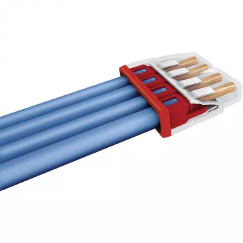 Wago terminalinis jungiklis 4 polių 0,5–2,5 mm² 24 A 400 V