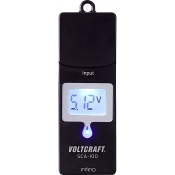 USB adapteris Voltcraft SCA-100 — 1× USB prievadas