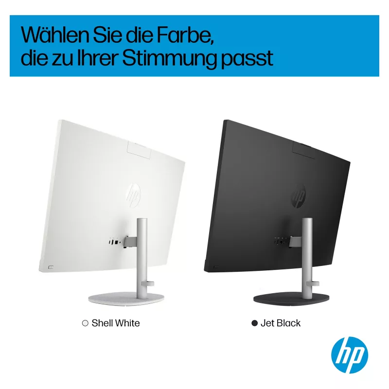 HP AI 27-cr2275ng - Viskas viename (Komplektinis sprendimas) - Core Ultra 7 255U - RAM 16 GB - SSD 512 GB NVMe - Intel Graphics - 1GbE, Bluetooth 5.3, Wi-Fi 6 - WLAN: 802.11a/b/g/n/ac/ax
