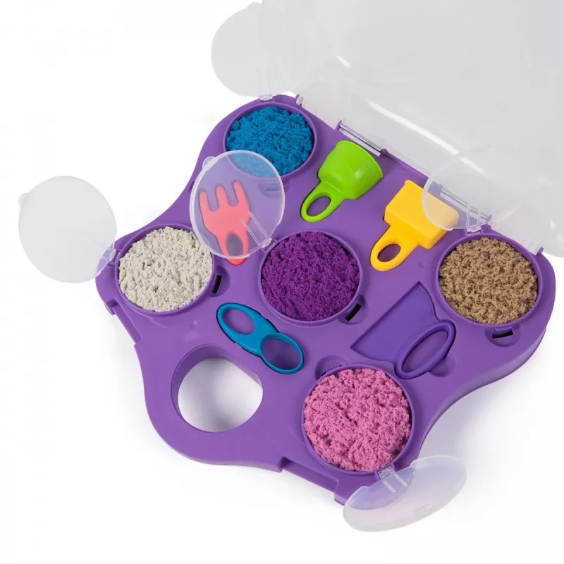 Kinetic Sand Castle Case - Žalia Liepa