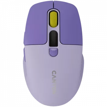 Belaidė pelė CANYON MW-26 LCD Silent Dual Mode Wireless (violetinė)