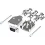 MH Connectors MHDM9-DM9P-K D-SUB kištukinių kontaktų rinkinys 180° 9 kontaktų litavimo taurelėms 1 vnt.