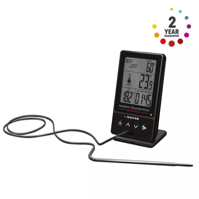 Skaitmeninis kulinarinis termometras Salter 540A HBBKCR 5-in-1 precizinis – daugiafunkcis virtuvės zondas
