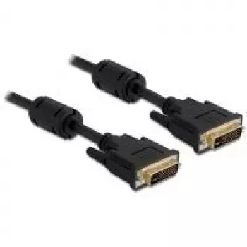 DVI laidas DeLOCK 24+5 kištukas į DVI 24+5 kištuką 3 m juodas