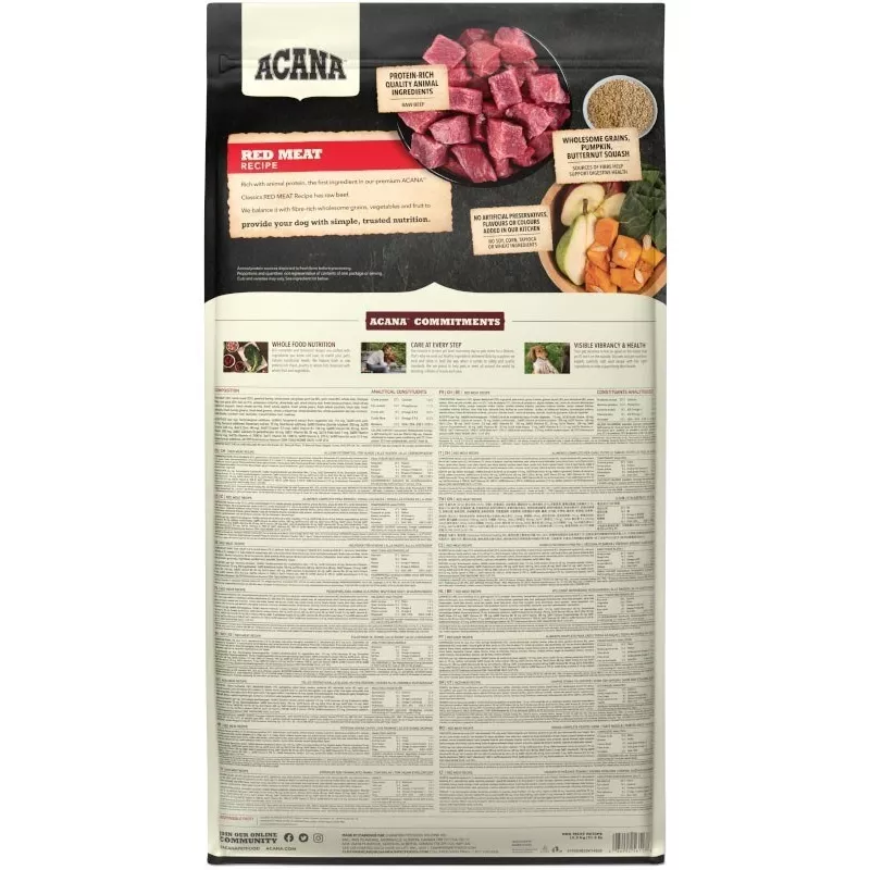 ACANA Classics Red Meat – sausas šunų ėdalas – 14,5 kg