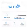 Mercusys Halo H80X (3 vnt.) – belaidis tinklo rinkinys Wi-Fi 6