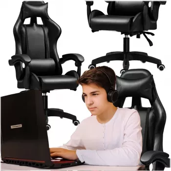 Kėdė žaidimams Extralink Gaming G-524, juoda
