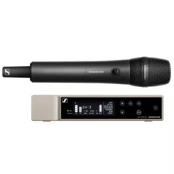Belaidė vokalinė sistema Sennheiser EW-D 835-S su UHF imtuvu, kardioidinė, 154 dB, Bluetooth, XLR-3