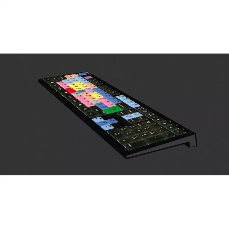 Logickeyboard Avid Media Composer ASTRA 2 apšviesta klaviatūra PC UK (LKB-MCOM4-A2PC-UK)