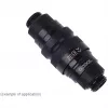 Alphacool 17440 žalvarinė jungtis aušinimui, juoda, 32×86×32 mm