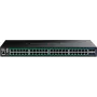 TRENDnet TPE-3524S – tinklo jungiklis, 52 prievadai, Web, L2+, Smart, 48 x 10/100/1000 (PoE+) + 4 x 10 Gigabit SFP+, stalinis / montuojamas į stovą, PoE+ (410 W), atitinka TAA reikalavimus (TPE-3524S)