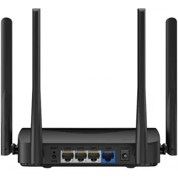 Stalinis maršrutizatorius MERCUSYS MR25BE EasyMesh Wi‑Fi 7 dviejų juostų 2.4/5 GHz, 3600 Mbps, 3× Gigabit LAN, 4 išorinės antenos