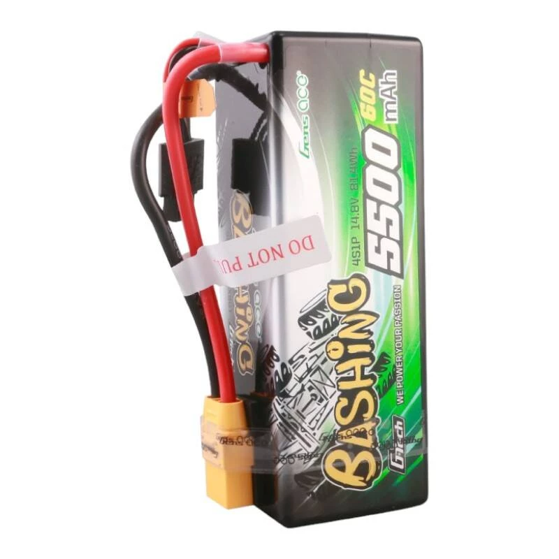 Gens ace G-Tech 5500mAh 4S1P 14.8V 60C HardCase akumuliatorius RC automobiliams