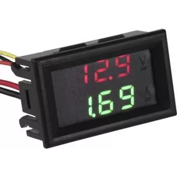 VAM10010 – LCD įtampos ir srovės matuoklis 3,5 V – 30 V DC