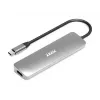 USB-C dokų stotelė Port Designs 900162, 5 prievadų, 4K HDMI, 100W įkrovimas, sidabrinė