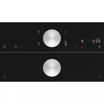 Neff N 90 juoda įmontuojama 80 cm zoninė indukcinė kaitlentė, 5 zonos