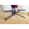 Pilno dydžio lyginimo lenta Taurus 994178000 — 410 x 1250 mm, reguliuojamas aukštis iki 930 mm, medvilninis užvalkalas, juoda