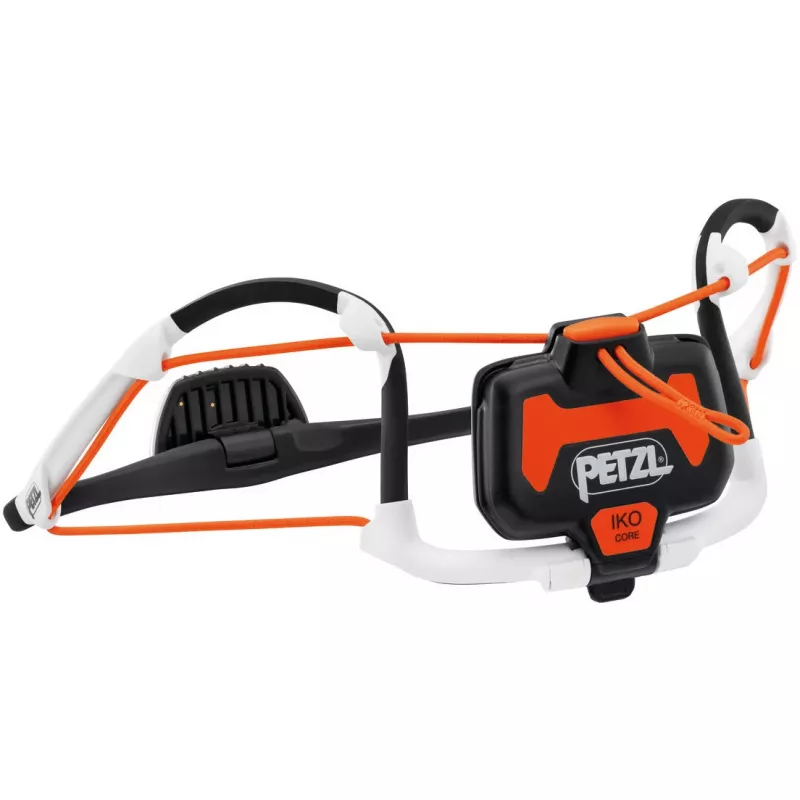 Petzl IKO CORE priekinis žibintas, juodas, E104BA00