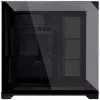 Lian Li O11 Vision Compact korpuso rinkinys + 3x UNI FAN SL-INF 120 Reverse Blade ventiliatorius - juoda