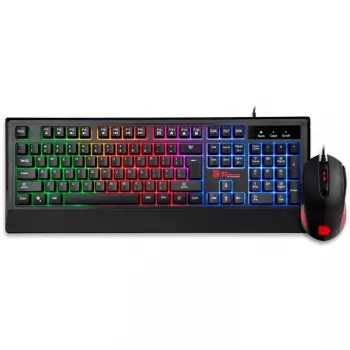 Tt eSPORTS Challenger Combo USB QWERTY vokiškas juodas (CM-CHC-WLXXPL-GR)