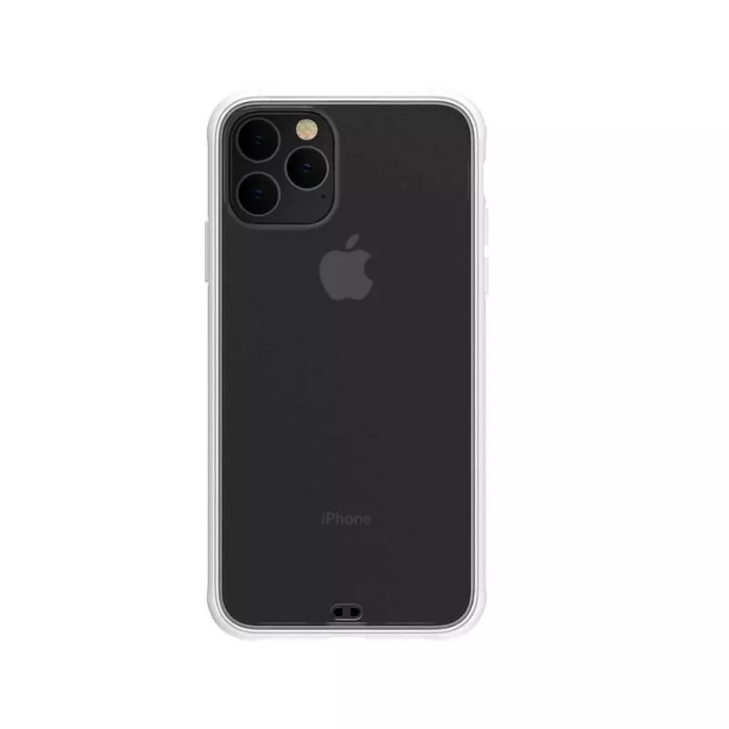 Apsauginis dėklas Devia Soft Elegant anti-shock iPhone 11 Pro Max, baltas, minkštas liesti, smūgius sugeriantis