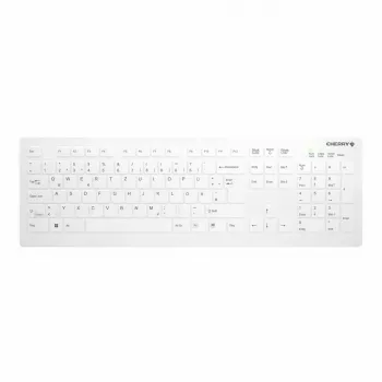 Contour Design Active Key Contour QuickClean medicininė klaviatūra IP68 pilno dydžio belaidė balta DE C8112