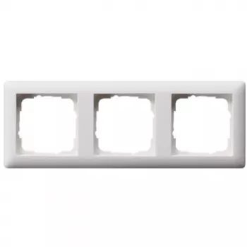 Griaustinis Standard 55 Baltas — sieninis rėmelis, termoplastikas, bevaržtis dizainas, 80,7×223,3 mm, 11,4 mm storio