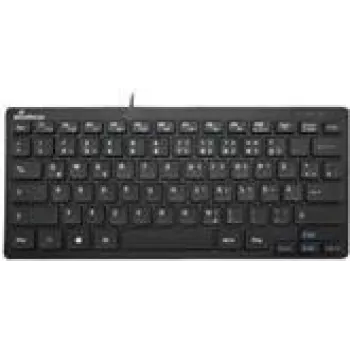 Klaviatūra MediaRange MROS112 Office USB QWERTZ Vokiška Šveicariška Juoda