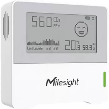 Vidaus aplinkos stebėjimo jutiklis Milesight AM103 LoRaWAN 868MHz – temperatūros ir drėgmės matavimas