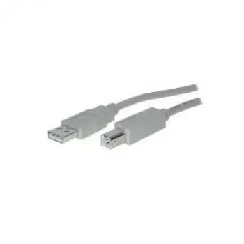 USB kabelis S/CONN 5m USB 2.0 A - USB 2.0 B pilkas