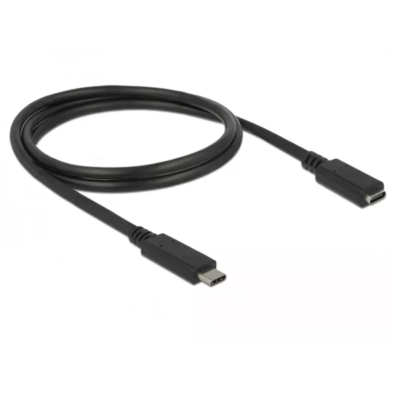 USB laidas DeLOCK 85533 USB 3.2 Gen 1 1 m USB-C juodas