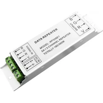 LED juostos stiprintuvas EUROLITE 50533000, skirtas 12 V ir 24 V LED įrenginiams