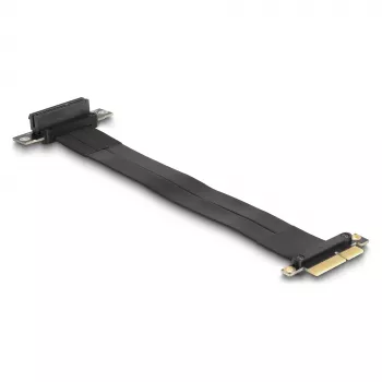 DeLOCK Riser Card PCI Express x4 kištukas į x4 lizdą 90° kampu su 30 cm kabeliu