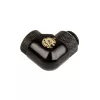 Adapteris 90° BitsPower BP-MB90R2LD G1/4 colio vyras į G1/4 colio moterį, 2x sukamos jungtys