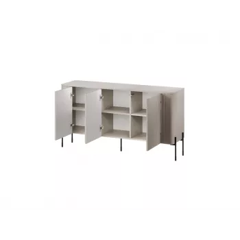 Komoda cama meble VERA 150x40x80 cm, kašmyro matinė, medžio drožlių plokštė, 16 mm rėmas