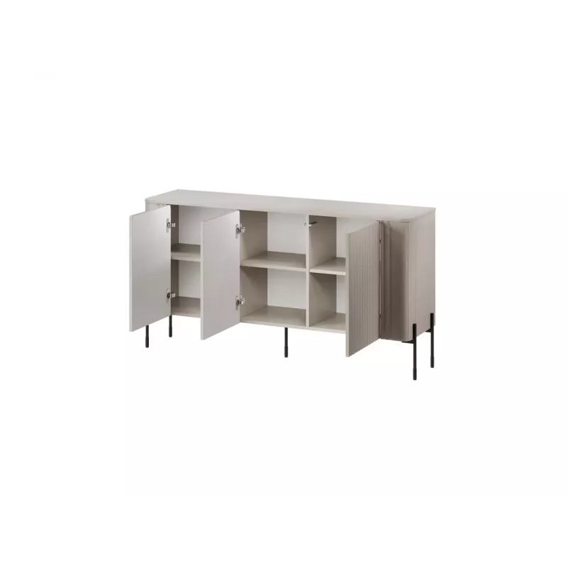 Komoda cama meble VERA 150x40x80 cm, kašmyro matinė, medžio drožlių plokštė, 16 mm rėmas