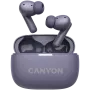 Canyon CNS-TWS10PL Ausinės ir ausinių rinkinys Tikras belaidis stereogarsas (TWS) Į ausį Skambučiai/muzika/sportas/kasdienis naudojimas USB Type-C Bluetooth Violetinė (CNS-TWS10PL)