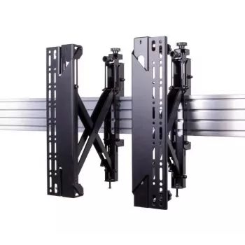 B-TECH montavimo bėgeliai -50kg VESA 400, skirta BT8390, 2 vnt., reguliuojami (BT8390-VESA400MAP/B V2)