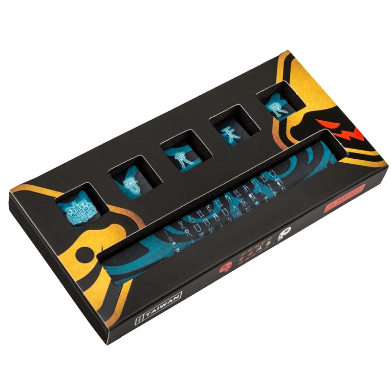 Keycap rinkinys Traitors Taotie – PBT, 5-pusių dažų sublimacija, suderinami su mechaninėmis klaviatūromis
