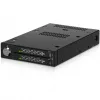 ICY DOCK ToughArmor MB834MK-B V2 – 2x M.2 NVMe į 1x 3,5″ lizdo mobilus stovas su metaliniu raktiniu užraktu, SlimSAS 4i, juodas
