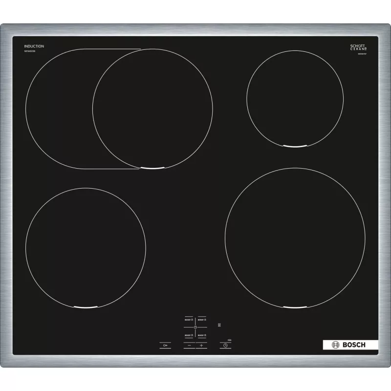 Bosch HEG578BB4 + NIF645CB5E komplektas – indukcinė kaitlentė ir elektrinė orkaitė