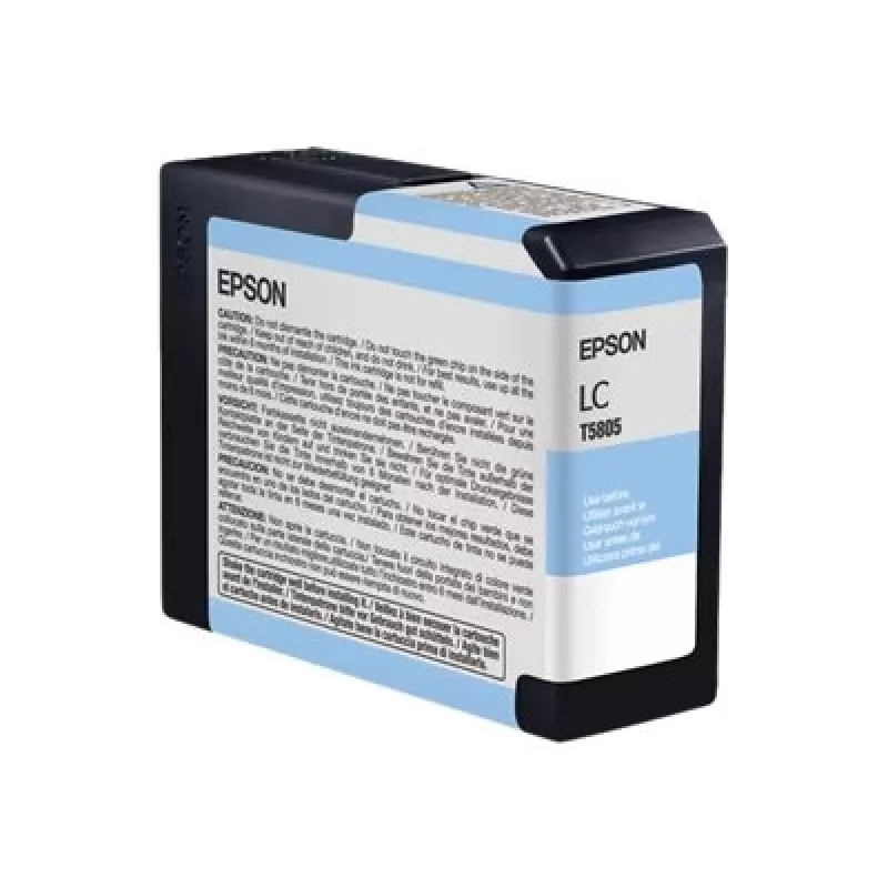 Epson Singlepack Light Cyan T580500, šviesiai mėlyna, pigmentinis rašalas, 80 ml, 1 vnt., vienetinis paketas